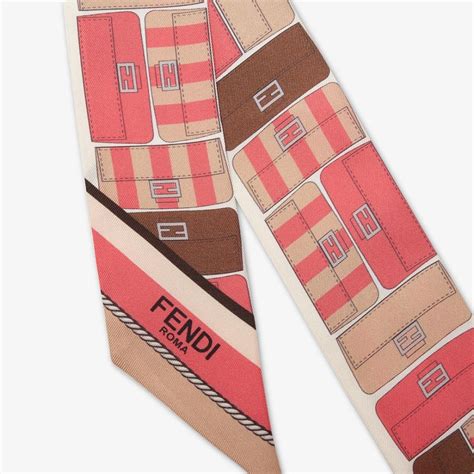 fake fendi scarf silk women's|Fendi wrappy scarf.